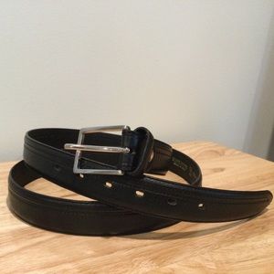 Marco Celli Black Leather Men’s Belt Sz 42